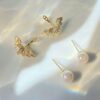 Beaded Silver Plated Earrings